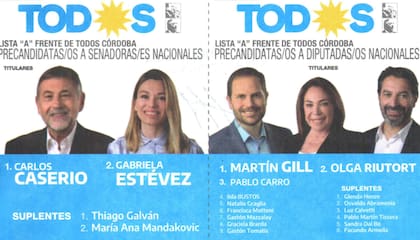 El Frente de Todos competirá en Córdoba con la lista 505.