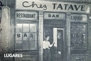 El frente del bar en el barrio de Retiro.