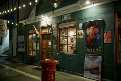 El frente del viejo almacén de Ushuaia