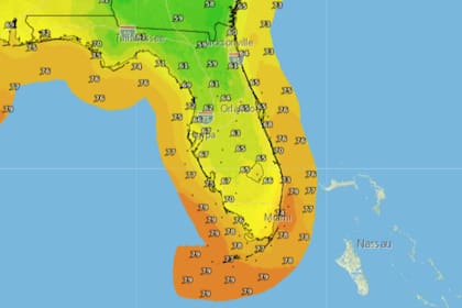 El frente frío hará que desciendan las mínimas en Florida durante el domingo 19 de octubre