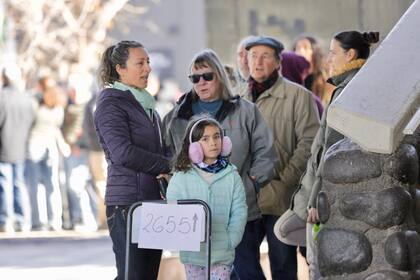El frío retrasó la llegada de votantes en Mendoza