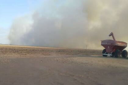 El fuego en el campo