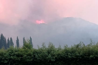 El fuego, esta mañana