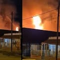 Se incendió un depósito de pallets en San Martín: evacuaron a vecinos y a un geriátrico