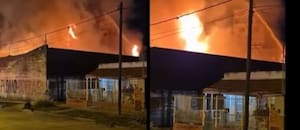 Se incendió un depósito de pallets en San Martín: evacuaron a vecinos y a un geriátrico