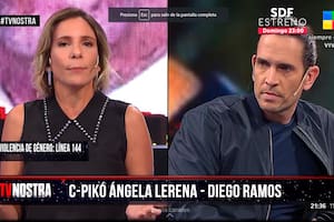 TV Nostra: el inesperado cruce entre Diego Ramos y Ángela Lerena