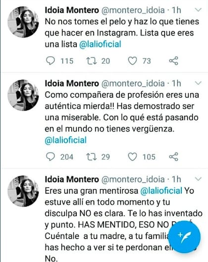 El fuerte mensaje de Idoia, la hermana de Amaia Montero para Lali Espósito