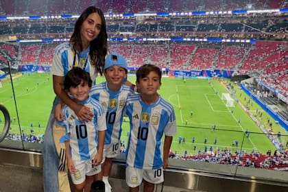 El fuerte operativo de seguridad que cuida a la familia de Lionel Messi durante la Copa América. Foto/Instagram: @antonelaroccuzzo
