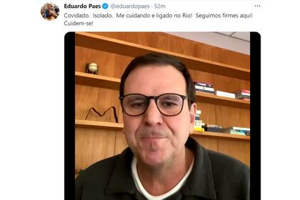 El funcionario anunció su contagio mediante un video en su cuenta de Twitter