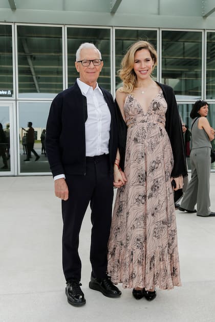 El fundador del Malba, Eduardo Costantini, junto a su esposa, Elina Costantini