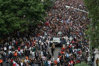 El funeral de Raúl Alfonsín (2009)