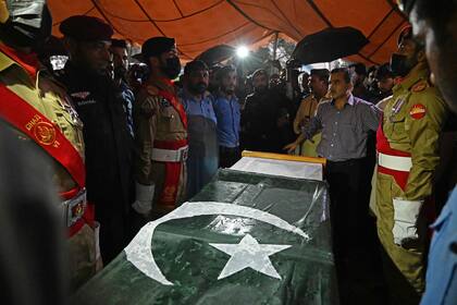 El funeral de Khan en Islamabad