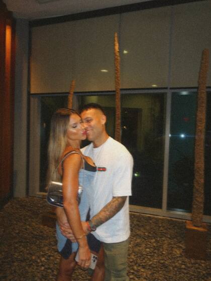 El futbolista cumplió 28 años (Foto: Instagram/@agustina.gandolfo)