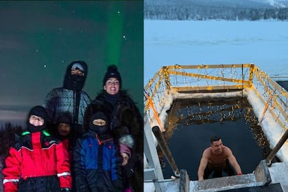 El futbolista y su familia disfrutaron de unos días de vacaciones en Finlandia en 2024 (Foto: @georginagio)
