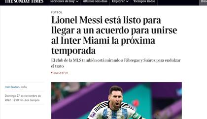 El futuro futbolístico de Messi ocupa un lugar en todos los diarios del mundo