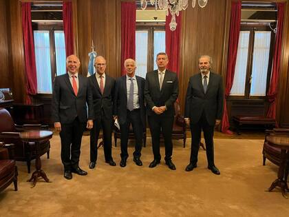 El futuro ministro de Justicia, Mariano Cuneo Libarona, se reunió con los miembros de la Corte Suprema