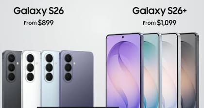 El Galaxy S26 es el dispositivo más económico de la gama con un precio base de US$899