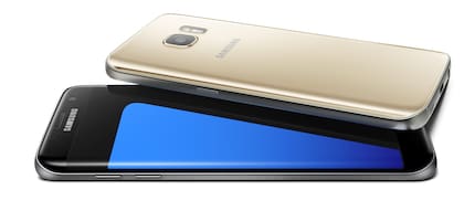 El Galaxy S7, de Samsung, en su versión Edge, con los bordes de la pantalla redondeados