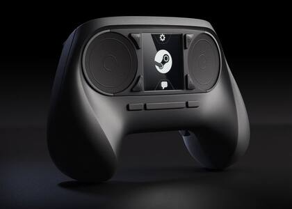 El gamepad de una consola de videojuegos Steam,cortesía steam