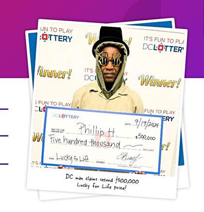 El ganador regresó un mes después para reclamar su segundo premio