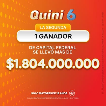 El ganador se llevó un pozo de más de $1.804.700.000
