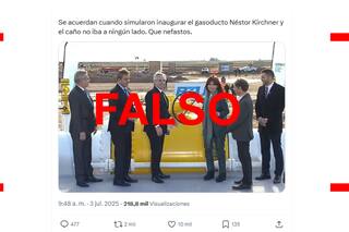 El gasoducto ex Néstor Kirchner no fue una “simulación”; opera desde agosto de 2023