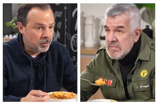 Dady Brieva y “El Gato” Sylvestre cocinaron polenta al aire y estallaron las redes