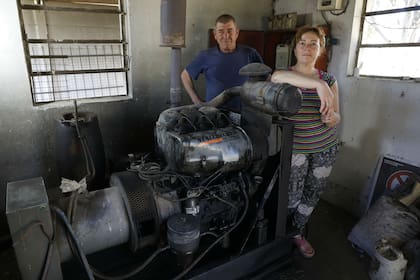 El generador de electricidad del pueblo