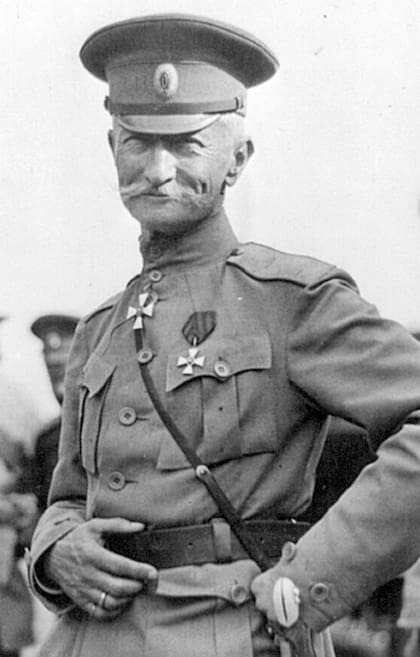 El general Alekséi Alekséievich Brusílov (Fuente: División de Impresiones y Fotografías de la Biblioteca del Congreso de los Estados Unidos)