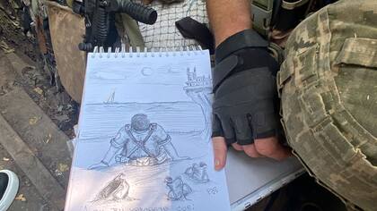 El general Ruslan Pijota en la frontera de Ucrania con Rusia