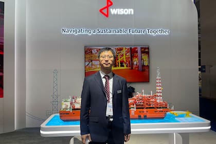 El gerente comercial de Wison, Xiaogang Liu, dijo que para proyectos de gran escala, YPF podría convertirse en el primer cliente