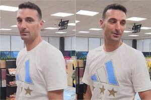 El gesto de incomodidad de Lionel Scaloni en una estación de servicio