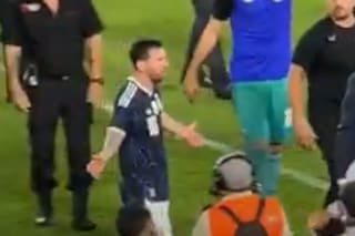 Por qué Messi se mostró tan enojado después de la goleada ante Zambia