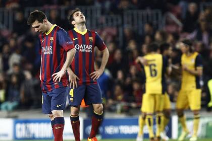 El gesto de Messi lo dice todo