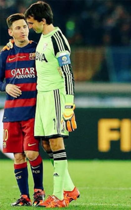 El gesto de Messi para Barovero