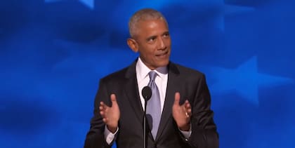 El gesto de Obama durante la Convención Nacional Demócrata.