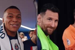 El gesto de admiración de Kylian Mbappé que sorprendió a Lionel Messi
