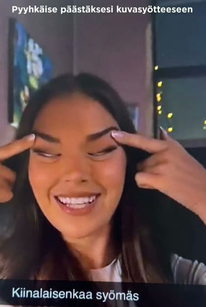 El gesto viral de Miss Finlandia