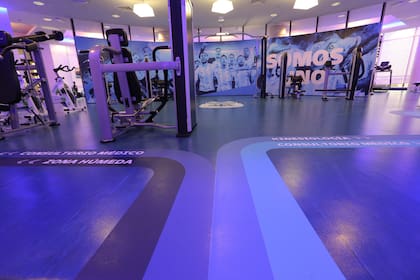 El gimnasio del complejo