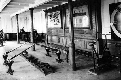 El gimnasio del barco histórico