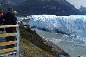 En fotos: así comenzó la ruptura del Perito Moreno