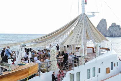 "Christina O", el glamoroso barco, donde celebró su casamiento Heidi Klum.