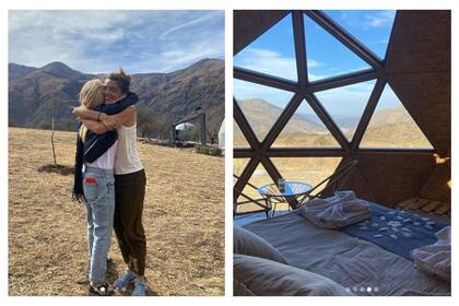 El glamping elegido por Calu Rivero cuenta con varias comodidades