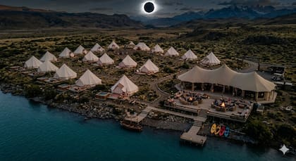 El Glamping Tribal en Arroyo Pescado será una experiencia inmersiva y boutique creada para que 60 personas vivan el eclipse anular en plena estepa