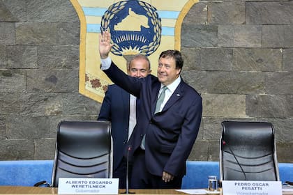 El gobernador Alberto Weretilneck durante la apertura de sesiones en Río Negro