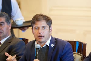 El gobernador Axel Kicillof