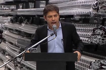 El gobernador Axel Kicillof