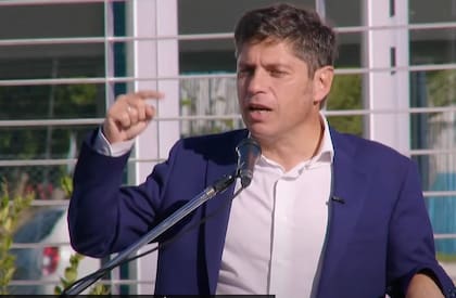 El gobernador Axel Kicillof