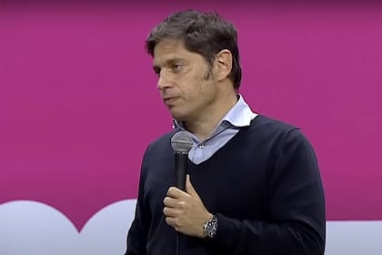 El gobernador Axel Kicillof en Olavarria