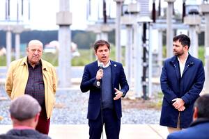 El gobernador Axel Kicillof en Santa Clara